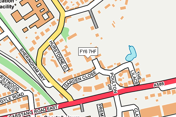 FY6 7HF map - OS OpenMap – Local (Ordnance Survey)
