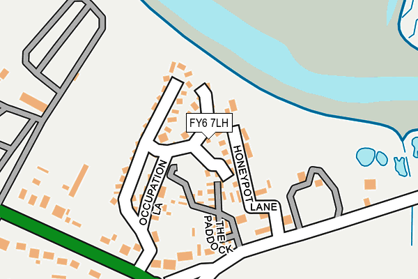 FY6 7LH map - OS OpenMap – Local (Ordnance Survey)