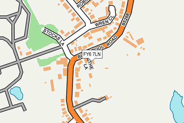 FY6 7LN map - OS OpenMap – Local (Ordnance Survey)