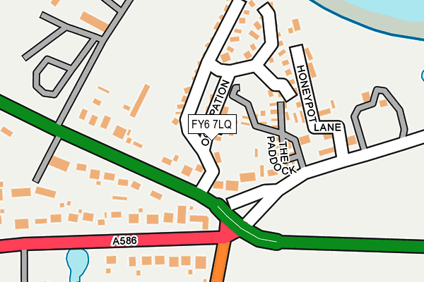 FY6 7LQ map - OS OpenMap – Local (Ordnance Survey)