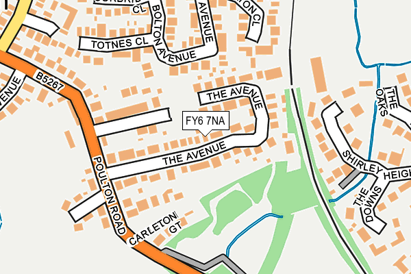 FY6 7NA map - OS OpenMap – Local (Ordnance Survey)