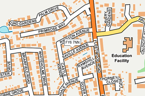 FY6 7NN map - OS OpenMap – Local (Ordnance Survey)