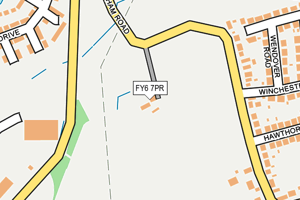 FY6 7PR map - OS OpenMap – Local (Ordnance Survey)