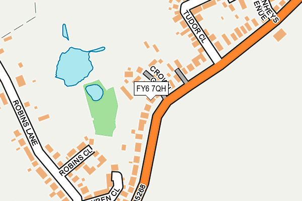 FY6 7QH map - OS OpenMap – Local (Ordnance Survey)