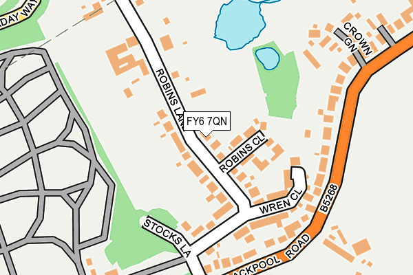 FY6 7QN map - OS OpenMap – Local (Ordnance Survey)