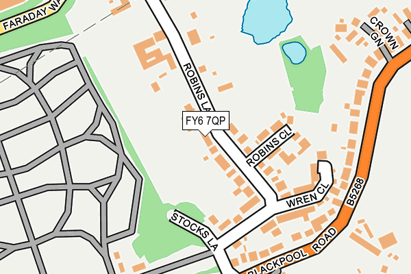 FY6 7QP map - OS OpenMap – Local (Ordnance Survey)