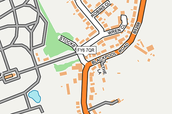 FY6 7QR map - OS OpenMap – Local (Ordnance Survey)