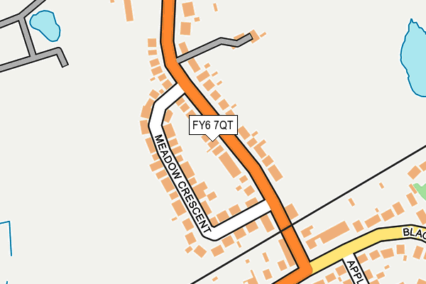 FY6 7QT map - OS OpenMap – Local (Ordnance Survey)