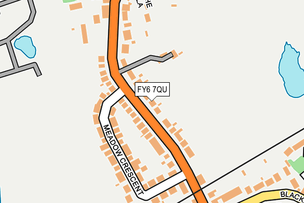 FY6 7QU map - OS OpenMap – Local (Ordnance Survey)
