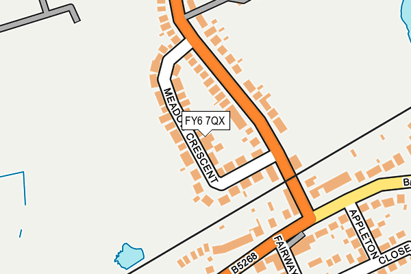 FY6 7QX map - OS OpenMap – Local (Ordnance Survey)