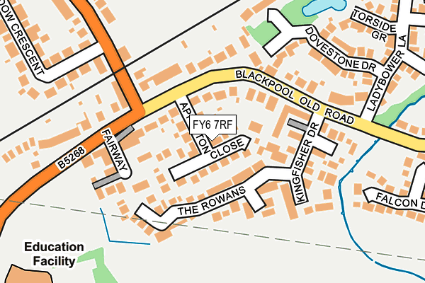 FY6 7RF map - OS OpenMap – Local (Ordnance Survey)