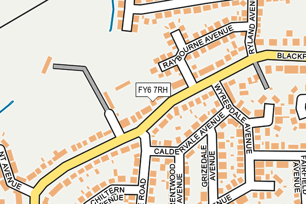 FY6 7RH map - OS OpenMap – Local (Ordnance Survey)