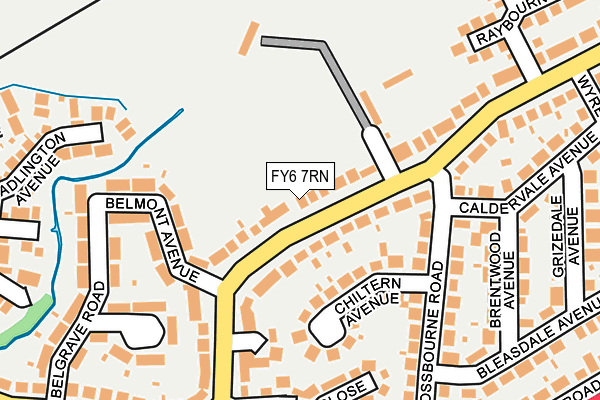 FY6 7RN map - OS OpenMap – Local (Ordnance Survey)