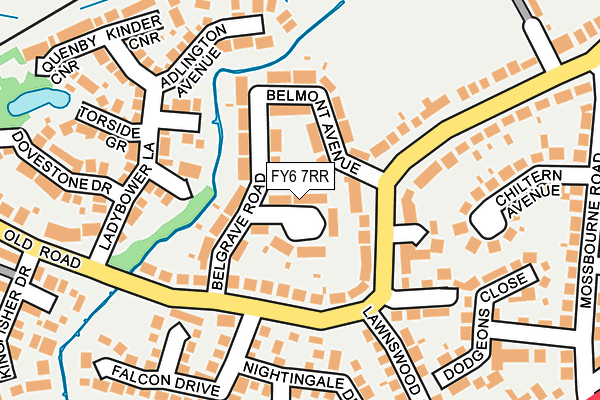FY6 7RR map - OS OpenMap – Local (Ordnance Survey)