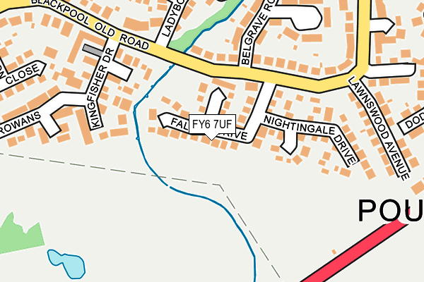 FY6 7UF map - OS OpenMap – Local (Ordnance Survey)