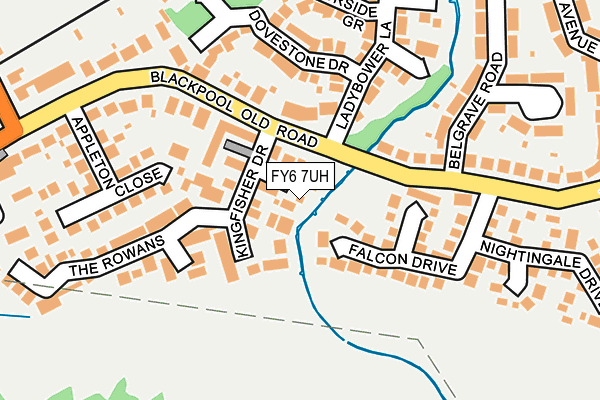 FY6 7UH map - OS OpenMap – Local (Ordnance Survey)
