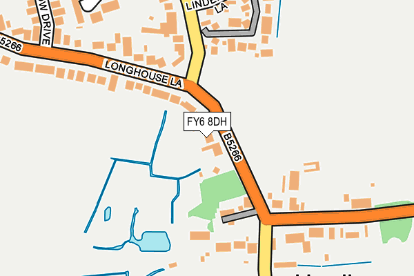 FY6 8DH map - OS OpenMap – Local (Ordnance Survey)