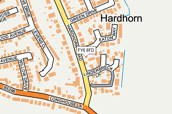 FY6 8FD map - OS OpenMap – Local (Ordnance Survey)