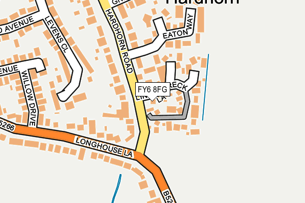 FY6 8FG map - OS OpenMap – Local (Ordnance Survey)