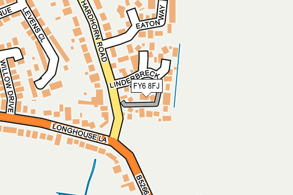 FY6 8FJ map - OS OpenMap – Local (Ordnance Survey)