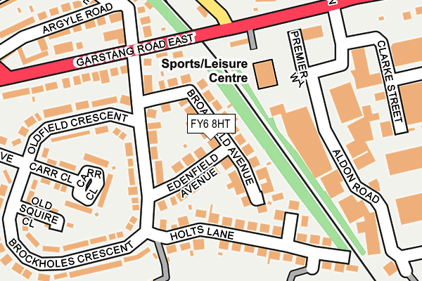 FY6 8HT map - OS OpenMap – Local (Ordnance Survey)