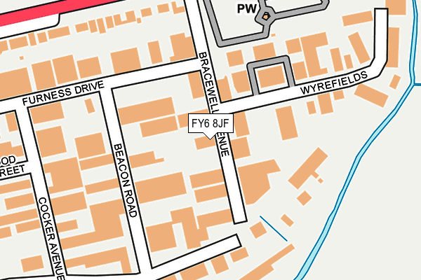 Map of THE E GARAGE LIMITED at local scale