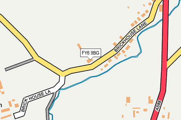 FY6 9BG map - OS OpenMap – Local (Ordnance Survey)
