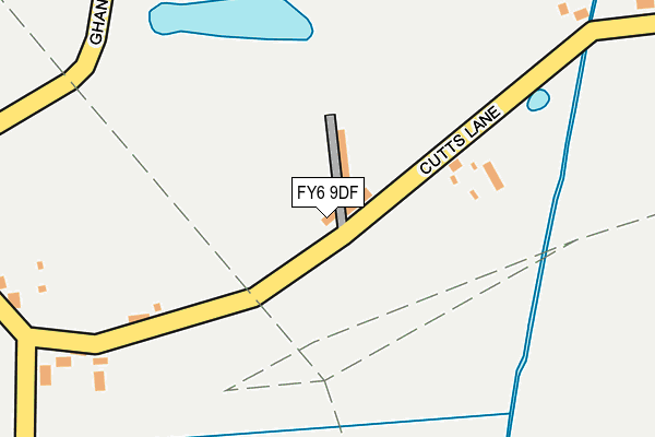 FY6 9DF map - OS OpenMap – Local (Ordnance Survey)