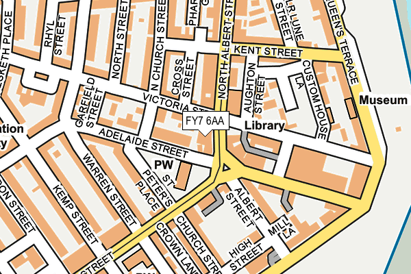 FY7 6AA map - OS OpenMap – Local (Ordnance Survey)
