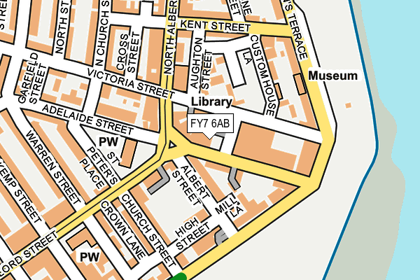 FY7 6AB map - OS OpenMap – Local (Ordnance Survey)