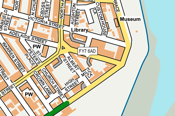 FY7 6AD map - OS OpenMap – Local (Ordnance Survey)