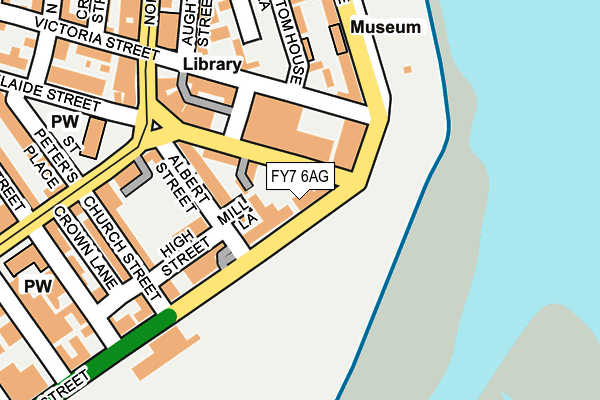 FY7 6AG map - OS OpenMap – Local (Ordnance Survey)