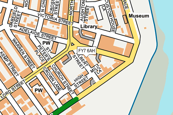 FY7 6AH map - OS OpenMap – Local (Ordnance Survey)