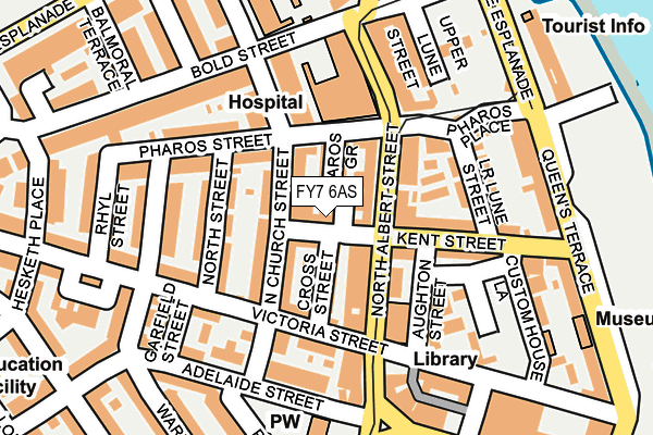 FY7 6AS map - OS OpenMap – Local (Ordnance Survey)