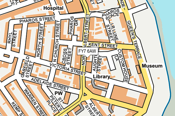 FY7 6AW map - OS OpenMap – Local (Ordnance Survey)