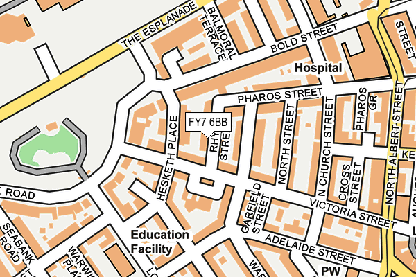 FY7 6BB map - OS OpenMap – Local (Ordnance Survey)