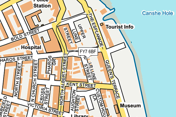 FY7 6BF map - OS OpenMap – Local (Ordnance Survey)