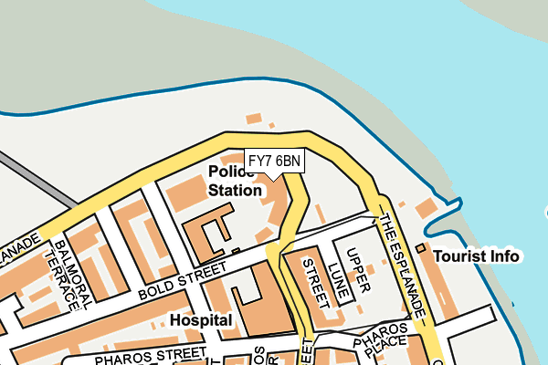 FY7 6BN map - OS OpenMap – Local (Ordnance Survey)