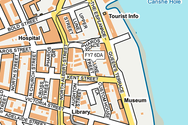 FY7 6DA map - OS OpenMap – Local (Ordnance Survey)