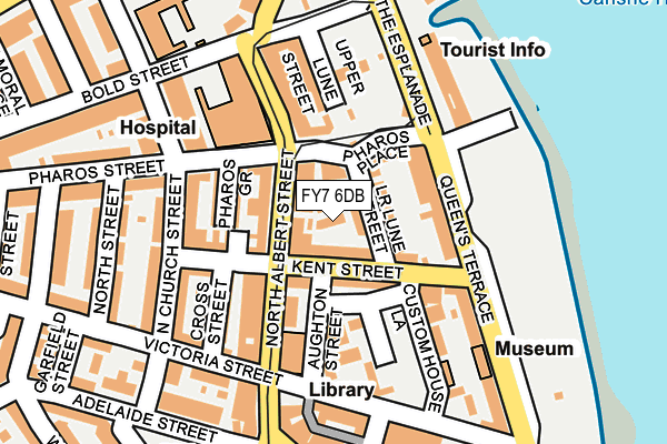 FY7 6DB map - OS OpenMap – Local (Ordnance Survey)