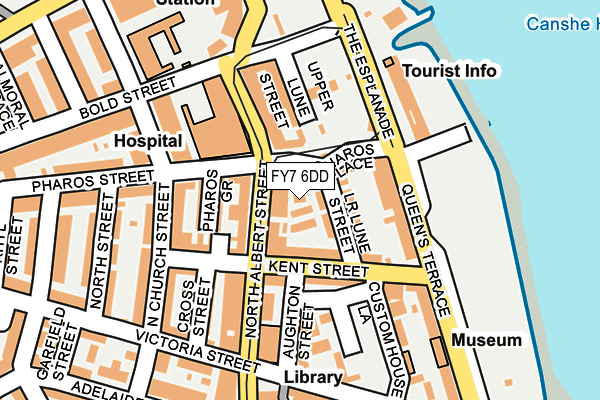 FY7 6DD map - OS OpenMap – Local (Ordnance Survey)