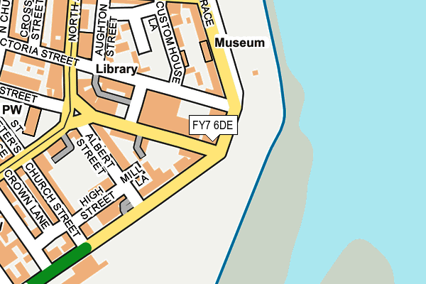 FY7 6DE map - OS OpenMap – Local (Ordnance Survey)