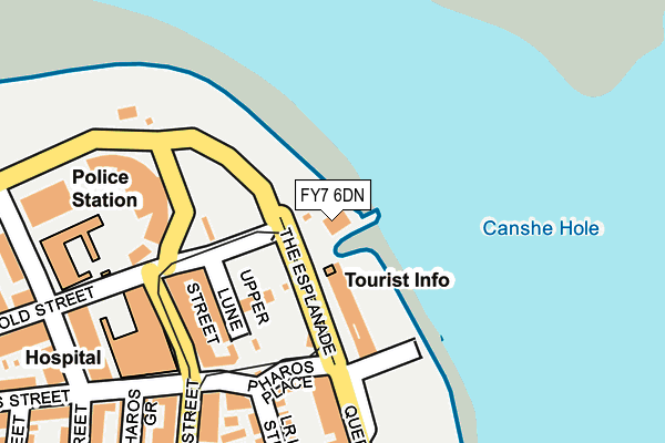 FY7 6DN map - OS OpenMap – Local (Ordnance Survey)