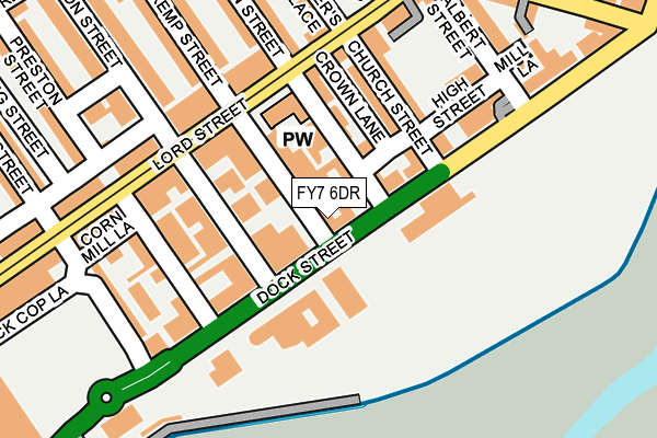 FY7 6DR map - OS OpenMap – Local (Ordnance Survey)