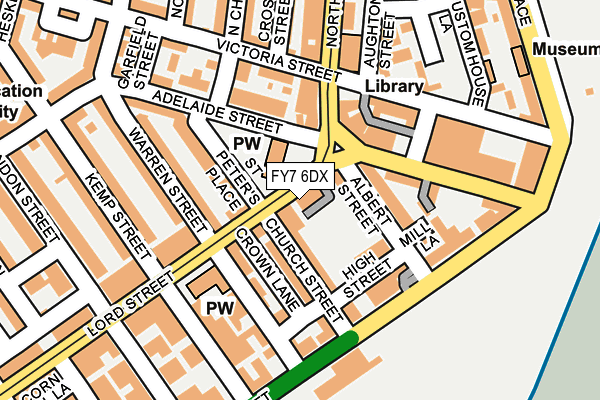 FY7 6DX map - OS OpenMap – Local (Ordnance Survey)