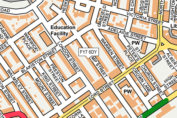 FY7 6DY map - OS OpenMap – Local (Ordnance Survey)