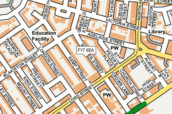 FY7 6EA map - OS OpenMap – Local (Ordnance Survey)
