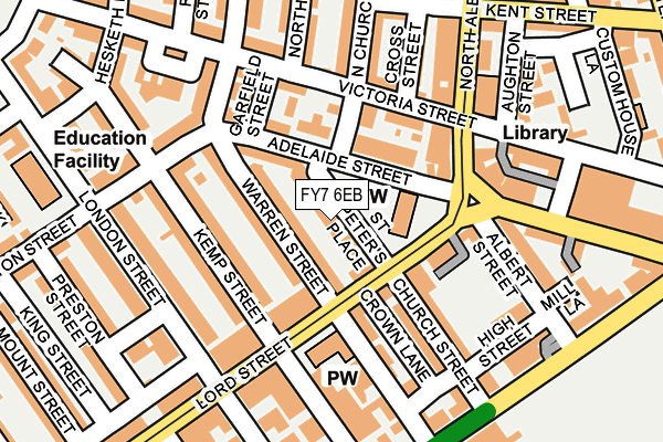 FY7 6EB map - OS OpenMap – Local (Ordnance Survey)
