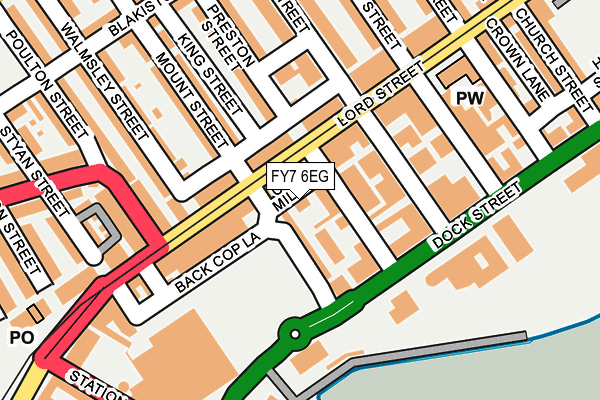 FY7 6EG map - OS OpenMap – Local (Ordnance Survey)