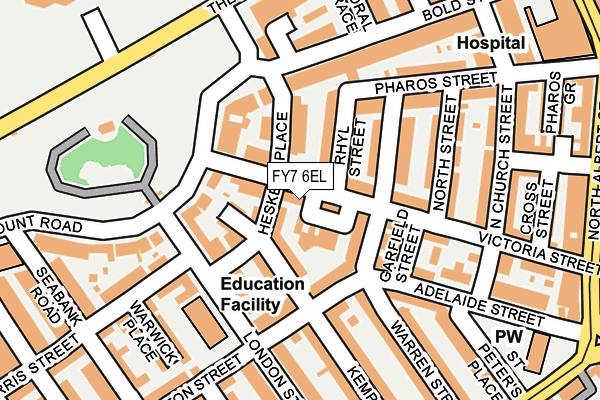 FY7 6EL map - OS OpenMap – Local (Ordnance Survey)